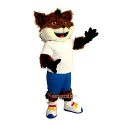 Cute Plush Fox Mascot Costume