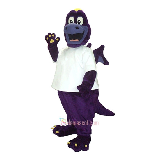 Cute Friendly Dragon Mascot Costume