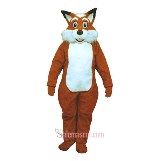 Fred Fox Mascot Costume Fred Fox Mascot Costume