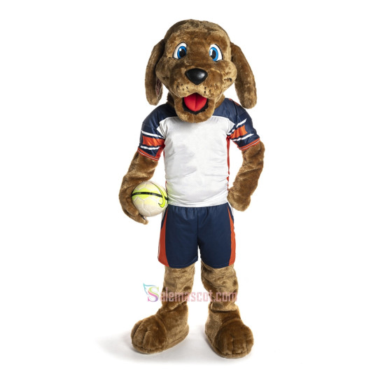 Friendly Lovely Dog Mascot Costume