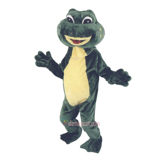 Green Frog Mascot Costume