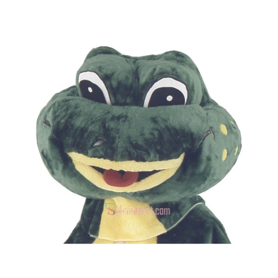 Green Frog Mascot Costume