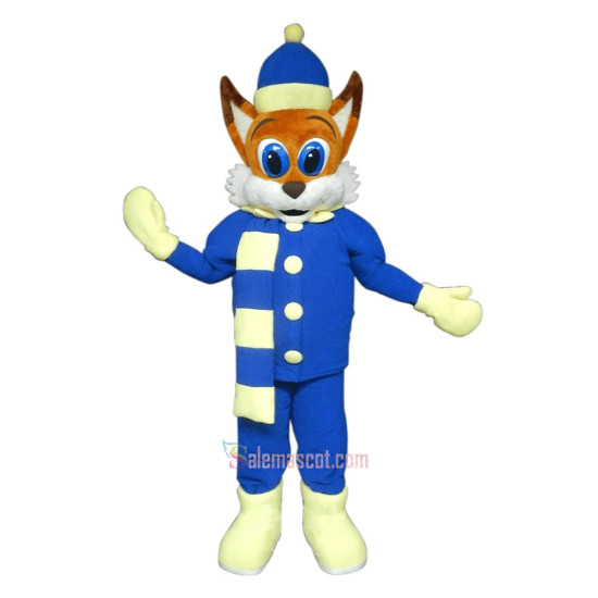 Frosty Fox Mascot Costume