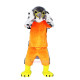 Gery Eagle Hawk Falcon Cartoon Mascot Costume