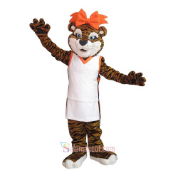 College Girl Tiger Mascot Costume