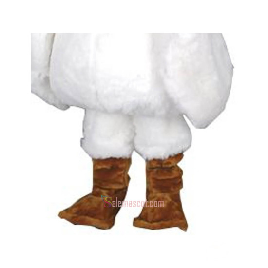 White Goose Mascot Costume