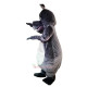 Gray Hippopotamus Cartoon Mascot Costume
