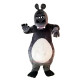 Gray Hippopotamus Cartoon Mascot Costume