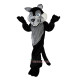 Gray Wolf Wolfish Cartoon Mascot Costume