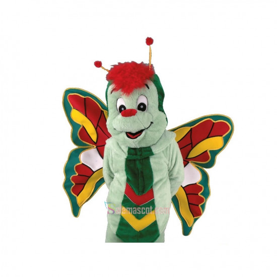 Green Butterfly Mascot Costume
