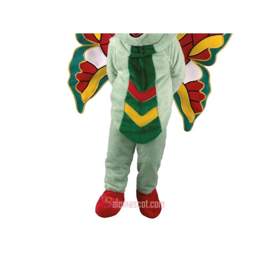 Green Butterfly Mascot Costume