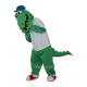 Green Crocodile Alligator Crocodilian Cayman Caiman Cartoon Mascot Costume