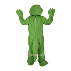 Green Crocodile Alligator Crocodilian Cayman Caiman Cartoon Mascot Costume