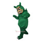Green Devil Genius Monster Cartoon Mascot Costume