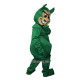 Green Devil Genius Monster Cartoon Mascot Costume
