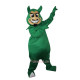 Green Devil Genius Monster Cartoon Mascot Costume