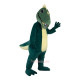 Green Dinosaur Dragon Crocodilian Cartoon Mascot Costume