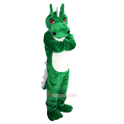 Green Dinosaur Dragon Mascot Costume