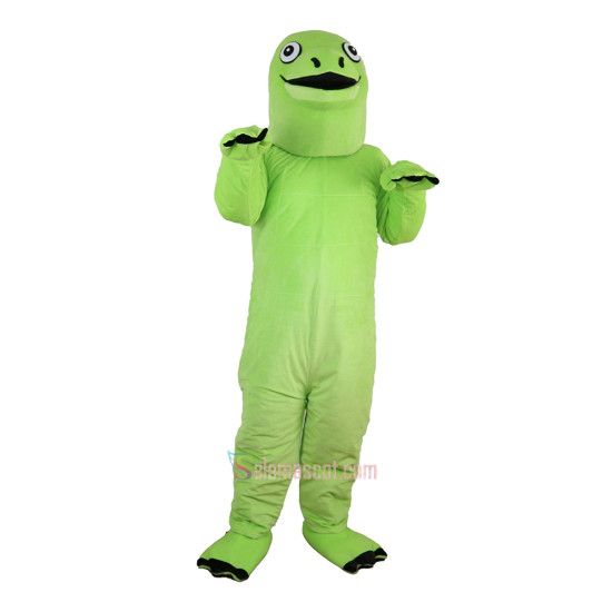 Green Dinosaur Mascot Costume