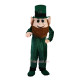 Green Dwarf elf Genius Mascot Costume