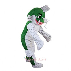 Green Fish Cartoon Mascot Costume