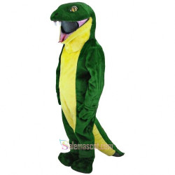 Green Snake Mascot Costume