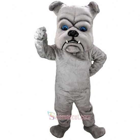 Grey Bulldog Lightweight Mascot Costume