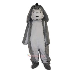 Grey Donkey Jackass Neddy Cartoon Mascot Costume