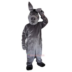 Grey Donkey Mascot Costume