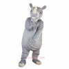 Grey Rhinocero Mascot Costume