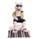 Handsome Swimming Pig Mascot Costume