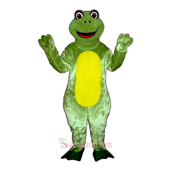 Happy Frog Mascot Costume