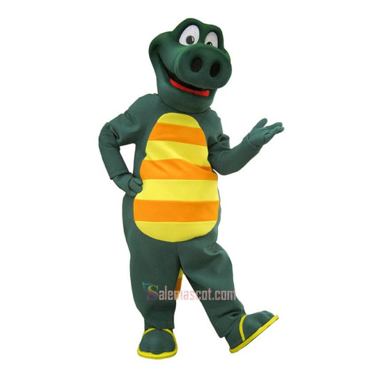 Happy Gator Mascot Costume