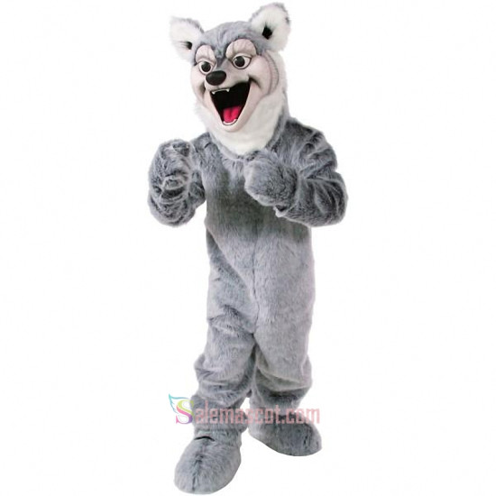 Husky Mascot Costume Free Shipping