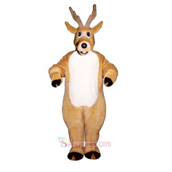Jolly Reindeer Mascot Costume