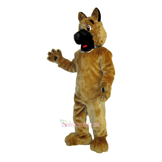 Yellow Charming Dog Mascot Costume