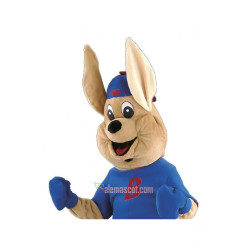 Happy Cute Kangaroo Mascot Costume