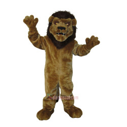 College Tough Lion Mascot Costume
