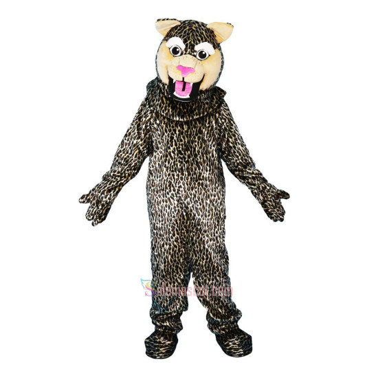Leopard Panther Cartoon Mascot Costume