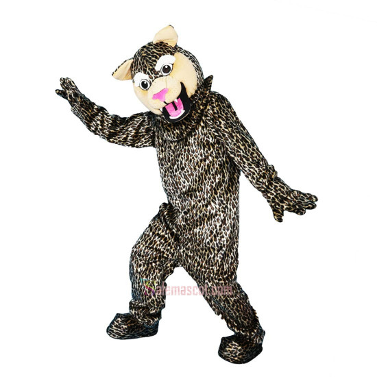Leopard Panther Cartoon Mascot Costume