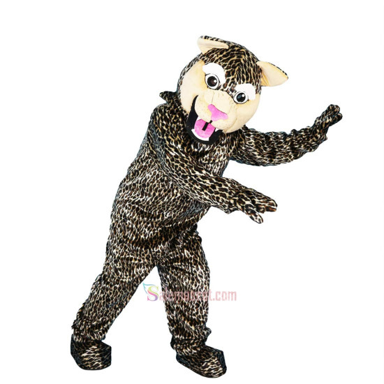 Leopard Panther Cartoon Mascot Costume