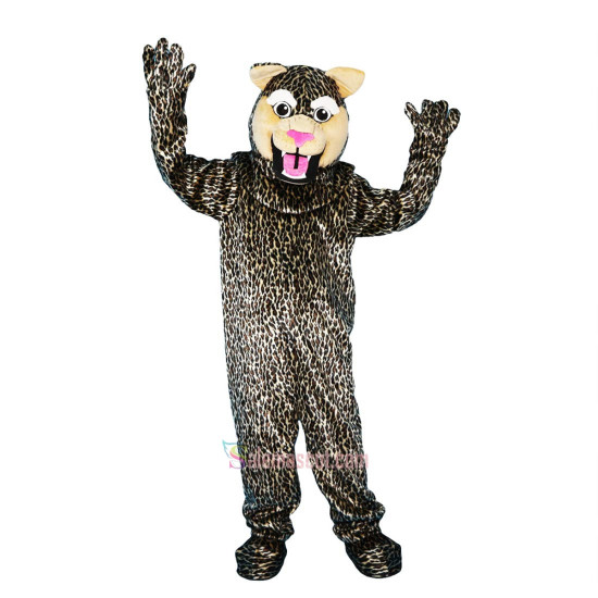 Leopard Panther Cartoon Mascot Costume
