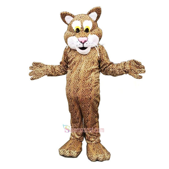 Leopard Tiger Cartoon Mascot Costume