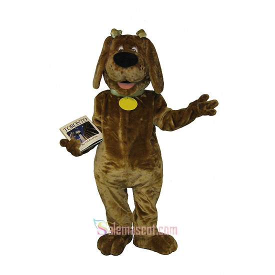 College Libby Dog Mascot Costume