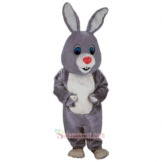 Light Grey Rabbit Lightweight Mascot Costume
