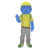 Little Blue Man Mascot Costume