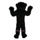 Long Hair Black Bear Cartoon Mascot Costume
