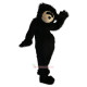 Long Hair Black Bear Cartoon Mascot Costume