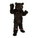 Long Hair Black Bear Cartoon Mascot Costume