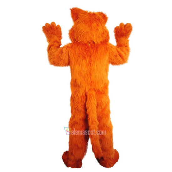 Long Hair Cat Cartoon Mascot Costume